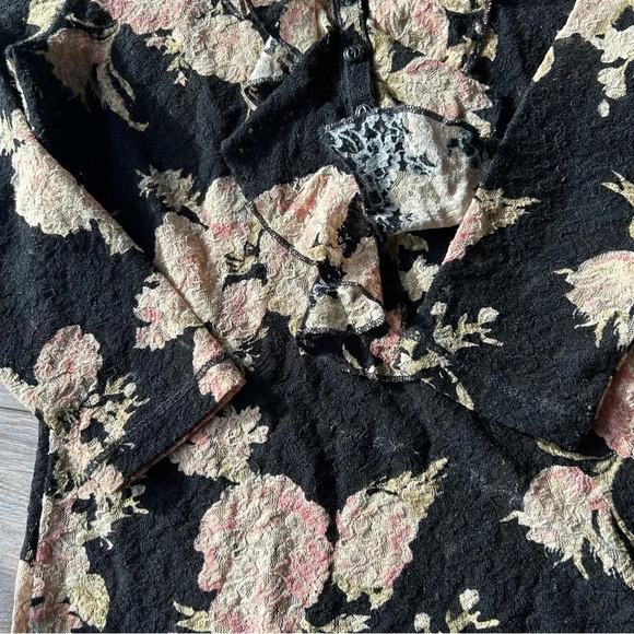 Ralph Lauren Floral Print Lace Stretch Blouse - Picture 10 of 15